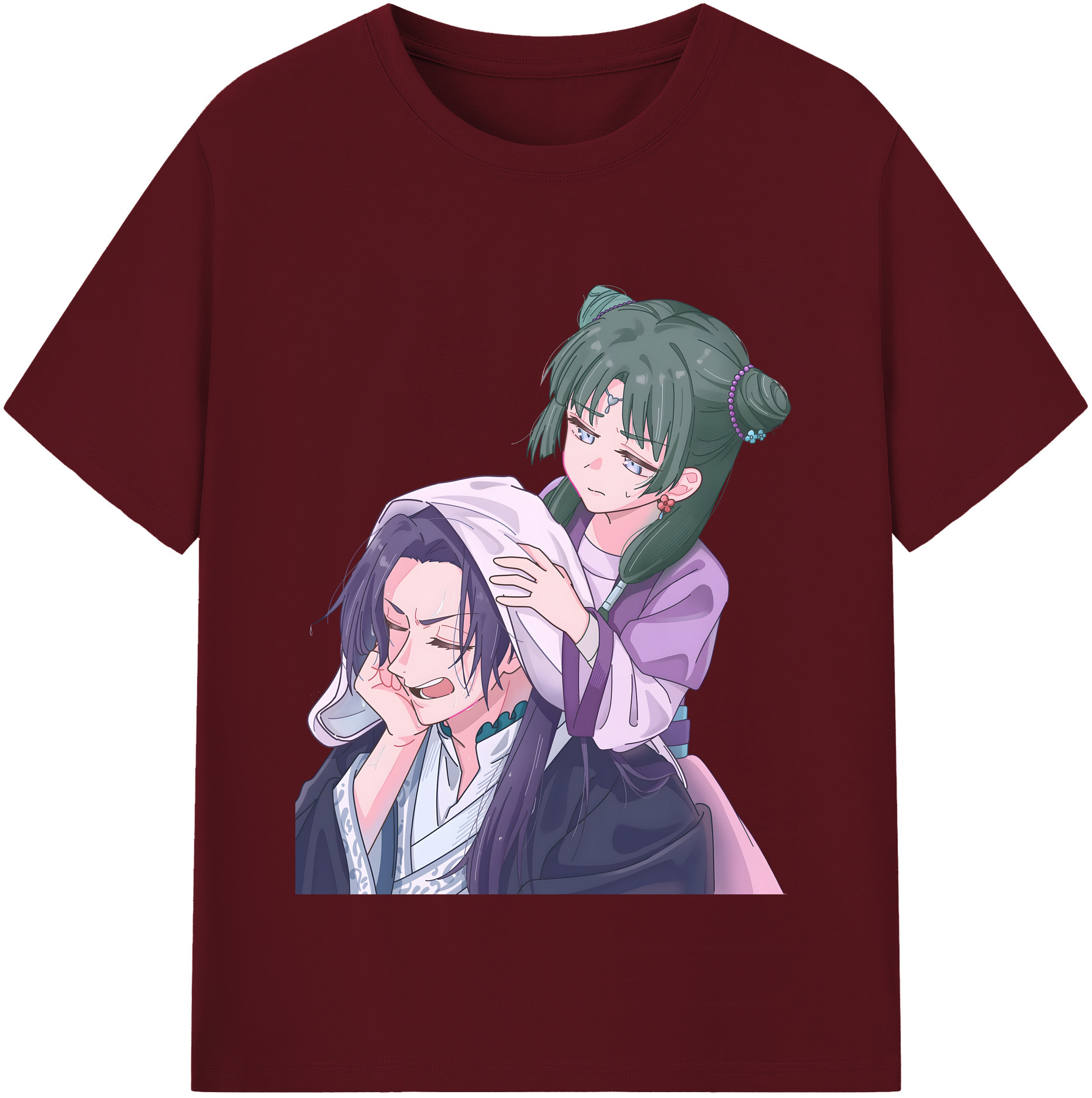 （画像用） 薬屋のひとりごと The Apothecary Diaries 綿100％半袖Tシャツ（フロントプリント）